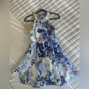 Floral Halter Dress